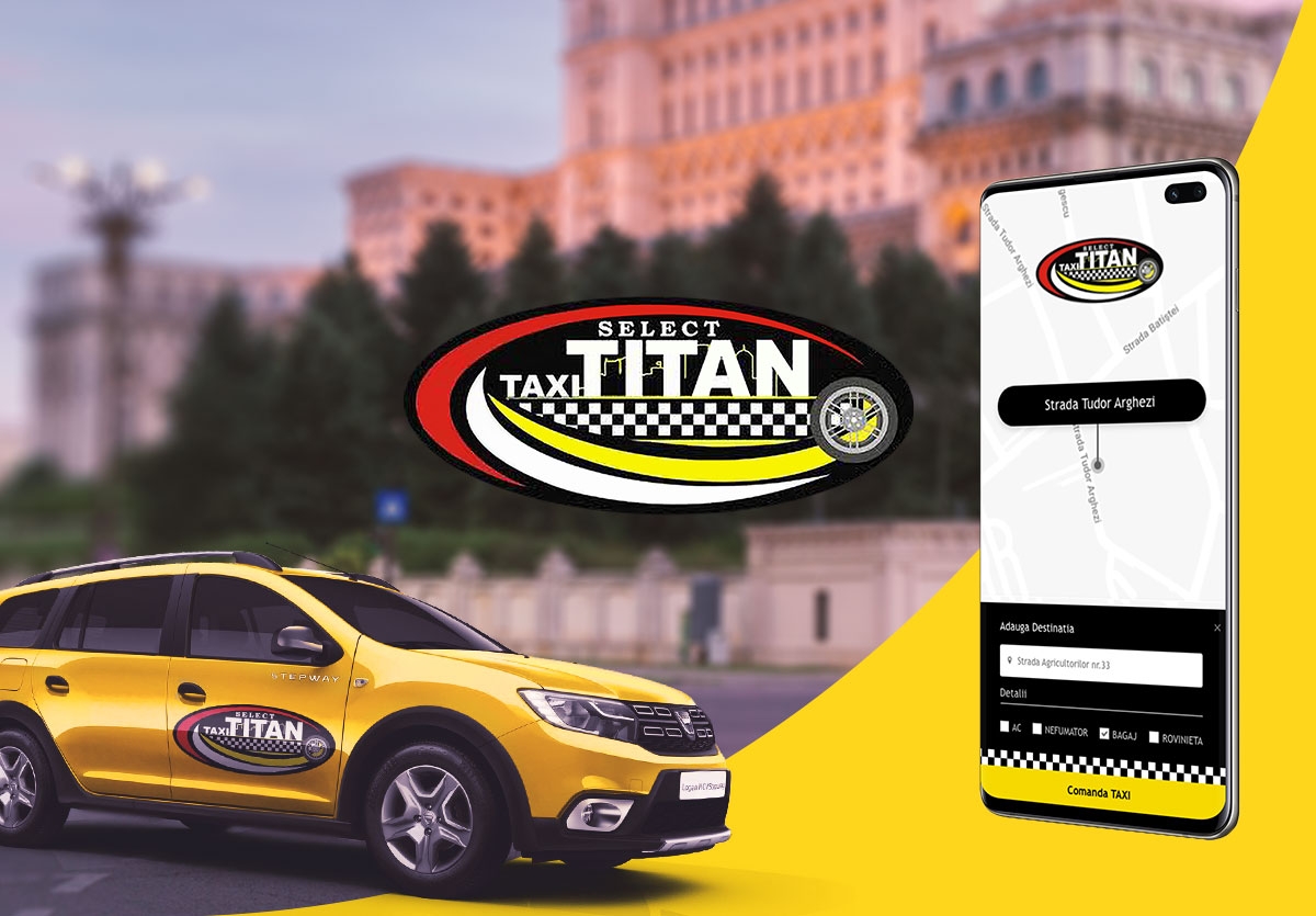 Mobile Android & iOS app for ordering a taxi - TAXI TITAN